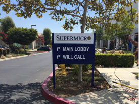 Supermicro_Post and Panel signs